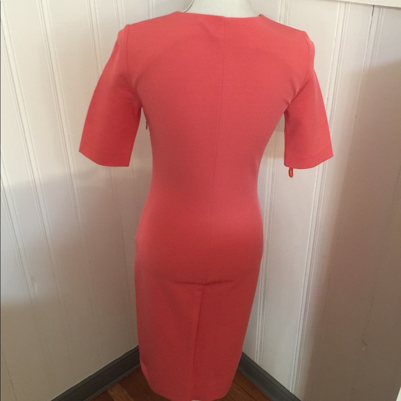Diane Von Furstenburg Coral Dress Size 6 - Picture 5 of 8